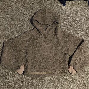 Cozy Brown Sherpa Hoodie